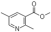 structure of CAS# 63820-72-4, 2,5-Dimethyl-3-pyridinecarboxylic acid methyl ester