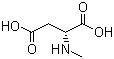 结构式 CAS# 6384-92-5, N-甲基-D-天冬氨酸; (R)-2-(甲基氨基)丁二酸