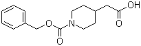 structure of CAS# 63845-28-3, N-Cbz-4-piperidineacetic acid