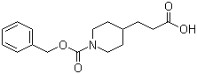 N-Cbz-4-piperidinepropionic acid molecular structure (CAS 63845-33-0)