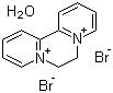 structure of CAS# 6385-62-2, Diquat dibromide monohydrate;6,7-dihydrodipyrido[1,2-a:2',1'-c]pyrazinediium dibromide monohydrate