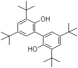 结构式 CAS# 6390-69-8, 3,3',5,5'-四叔丁基-2,2'-联苯二酚