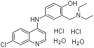 Amodiaquin dihydrochloride dihydrate   molecular structure (CAS 6398-98-7)