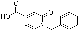 结构式 CAS# 63987-74-6, 1-苄基-2-氧代-1,2-二氢吡啶-4-甲酸