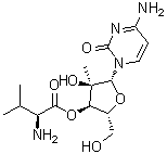 Valopicitabine molecular structure (CAS 640281-90-9)