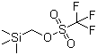 (三甲基硅基)甲基三氟甲烷磺酸酯分子结构 (CAS 64035-64-9)