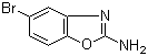 5-Bromo-1,3-benzoxazol-2-amine molecular structure (CAS 64037-07-6)