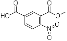 结构式 CAS# 64152-09-6, 3-(甲氧羰基)-4-硝基苯甲酸