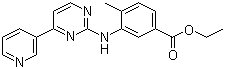 4-Methyl-3-[[4-(3-pyridinyl)-2-pyrimidinyl]amino]benzoic acid ethyl ester molecular structure (CAS 641569-97-3)