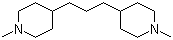 4,4'-Trimethylenebis(1-methylpiperidine) molecular structure (CAS 64168-11-2)