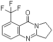 2,3-Dihydro-8-(trifluoromethyl)pyrrolo[2,1-b]quinazolin-9(1H)-one molecular structure (CAS 642491-87-0)
