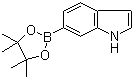 吲哚-6-硼酸频哪醇酯分子结构 (CAS 642494-36-8)