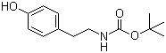 N-Boc-tyramine molecular structure (CAS 64318-28-1)