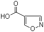 结构式 CAS# 6436-62-0, 4-异恶唑甲酸; 4-异噁唑甲酸