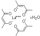 Tris(acetylacetonato)lanthanum hydrate molecular structure (CAS 64424-12-0)