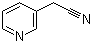 3-吡啶乙腈分子结构 (CAS 6443-85-2)