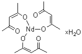 Tris(acetylacetonato)neodymium hydrate molecular structure (CAS 64438-52-4)