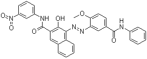 颜料红 31分子结构 (CAS 6448-96-0)