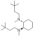 (1R,2R)-1,2-Bis[(3,3-dimethylbutyl)(methyl)amino]cyclohexane molecular structure (CAS 644958-86-1)