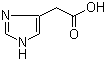 Imidazole-4-acetic acid molecular structure (CAS 645-65-8)