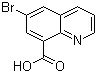 6-Bromoquinoline-8-carboxylic acid molecular structure (CAS 64507-38-6)