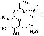 Sinigrin monohydrate molecular structure (CAS 64550-88-5)