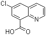 6-Chloroquinoline-8-carboxylic acid molecular structure (CAS 6456-78-6)