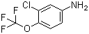3-Chloro-4-(trifluoromethoxy)aniline molecular structure (CAS 64628-73-5)