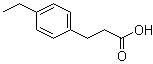 structure of CAS# 64740-36-9, 4-Ethylbenzenepropanoic acid;3-(4-Ethylphenyl)propanoic acid; 3-(4-Ethylphenyl)propionic acid