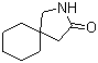 structure of CAS# 64744-50-9, Gabapentin-lactam;3,3-Pentamethylene-4-butyrolactam; 2-Azaspiro[4.5]decan-3-one