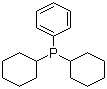 结构式 CAS# 6476-37-5, 苯基二环己基膦