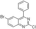 6-Bromo-2-chloro-4-phenylquinazoline molecular structure (CAS 64820-57-1)