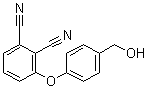3-[4-(羟基甲基)苯氧基]-1,2-苯二甲腈分子结构 (CAS 649553-08-2)