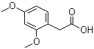 2,4-二甲氧基苯乙酸分子结构 (CAS 6496-89-5)
