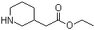 structure of CAS# 64995-88-6, Ethyl piperidin-3-ylacetate;2-(Piperidin-3-yl)acetic acid ethyl ester