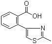 structure of CAS# 65032-66-8, 2-(2-Methyl-4-thiazolyl)benzoic acid