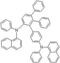 N,N'-Di-1-naphthalenyl-N,N'-diphenyl-[quaterphenyl]-4,4'''-diamine molecular structure (CAS 650609-47-5)