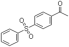 structure of CAS# 65085-83-8, 4-Acetyldiphenyl sulfone;1-[4-(Phenylsulfonyl)phenyl]ethan-1-one