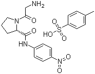 结构式 CAS# 65096-46-0, 甘氨酰-N-(4-硝基苯基)-L-脯氨酰胺 4-甲基苯磺酸盐