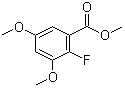 Methyl 2-fluoro-3,5-dimethoxybenzoate molecular structure (CAS 651734-58-6)
