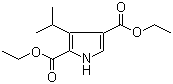 Diethyl 3-isopropyl-1H-pyrrole-2,4-dicarboxylate molecular structure (CAS 651744-38-6)