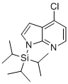 structure of CAS# 651744-48-8, 4-Chloro-1-(triisopropylsilyl)-1H-pyrrolo[2,3-b]pyridine