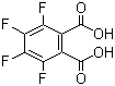 structure of CAS# 652-03-9, Tetrafluorophthalic acid;3,4,5,6-Tetrafluorophthalic acid