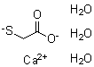 structure of CAS# 65208-41-5, Mercaptoacetic acid calcium salt (1:1) trihydrate