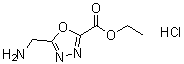5-(Aminomethyl)-1,3,4-oxadiazole-2-carboxylic acid ethyl ester monohydrochloride molecular structure (CAS 652158-84-4)