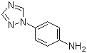 结构式 CAS# 6523-49-5, 4-(1H-1,2,4-三唑-1-基)苯胺