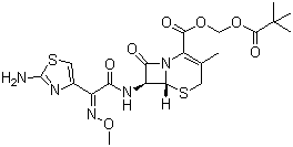 Cefetamet pivoxyl molecular structure (CAS 65243-33-6)