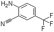 structure of CAS# 6526-08-5, 2-Amino-5-trifluoromethylbenzonitrile;4-Amino-3-cyanobenzotrifluoride