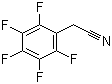 结构式 CAS# 653-30-5, 五氟苯乙腈; 2,3,4,5,6-五氟苯乙腈