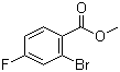 structure of CAS# 653-92-9, Methyl 2-bromo-4-fluorobenzoate;2-Bromo-4-fluorobenzoic acid methyl ester; Methyl 4-fluoro-2-bromobenzoate